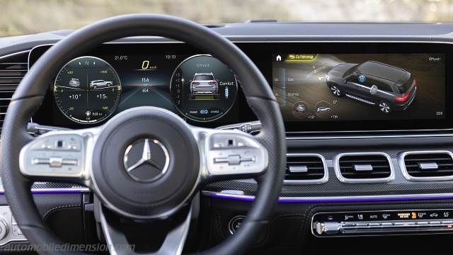 Détail intérieur de la Mercedes-Benz GLS