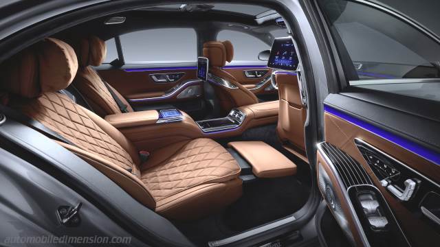 Interior detail of the Mercedes-Benz S