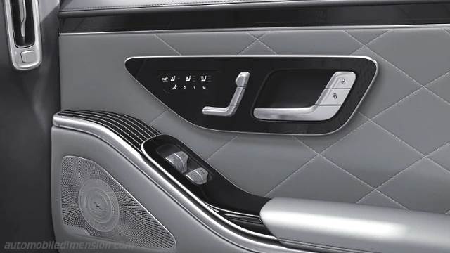 Interieurdetail des Mercedes-Benz S lg