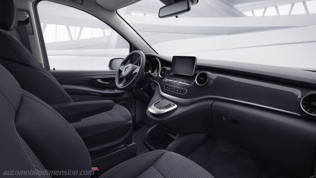 Interior detail of the Mercedes-Benz V ct