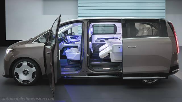 Exterior detail of the Mercedes-Benz VLE