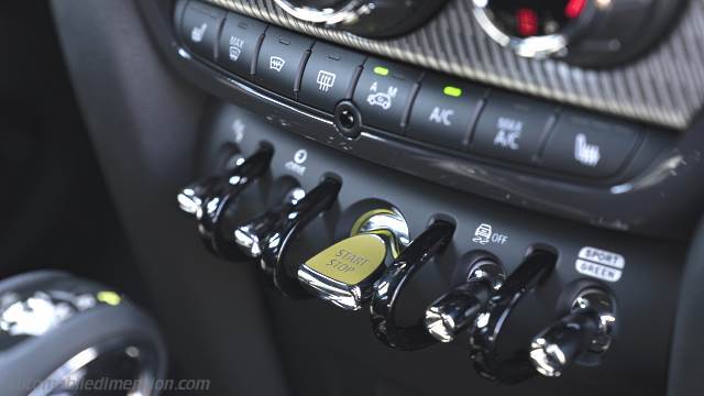 Interieur detail van de MINI Countryman