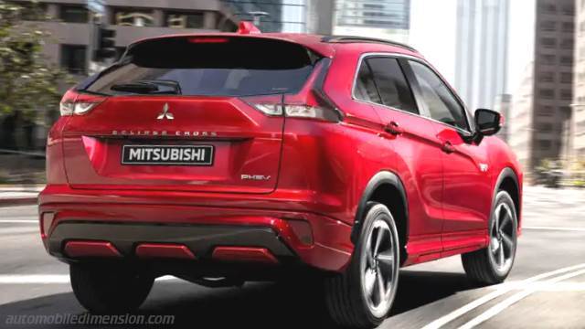 Exterior of the Mitsubishi Eclipse Cross