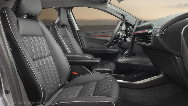 Interior detail of the Mitsubishi Eclipse Cross