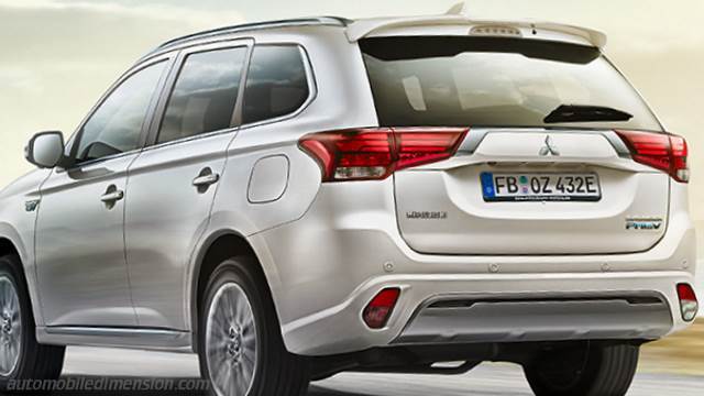 Esterno della Mitsubishi Outlander