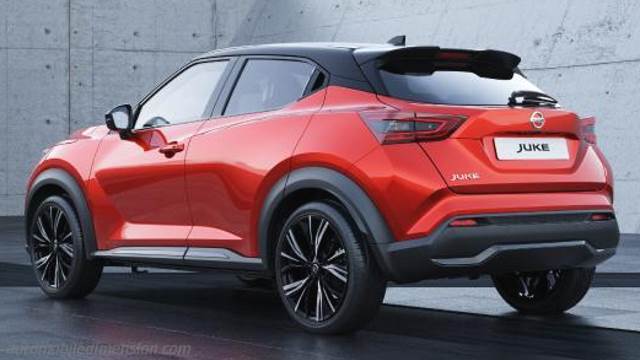 Exterieur van de Nissan Juke