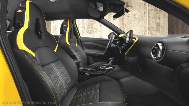 Interior detail of the Nissan Juke
