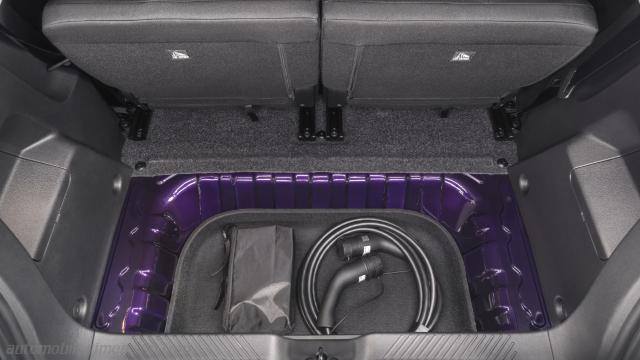 Interior detail of the Nissan Pixo