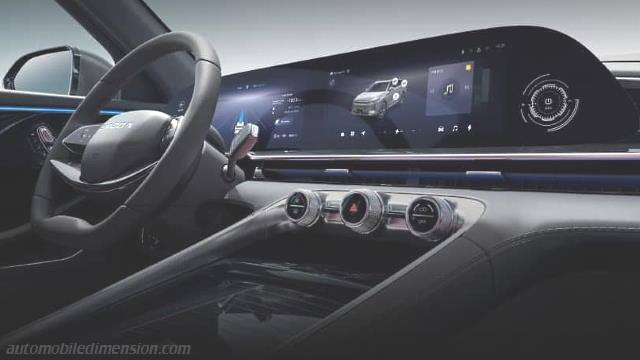Interieur detail van de Omoda 9