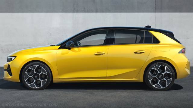 Exterieur detail van de Opel Astra