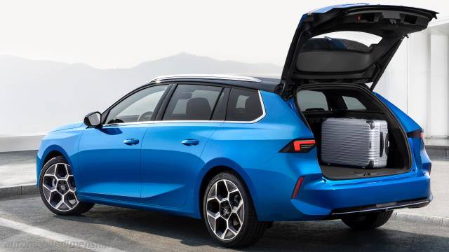 Dettaglio esterno dell'Opel Astra Sports Tourer