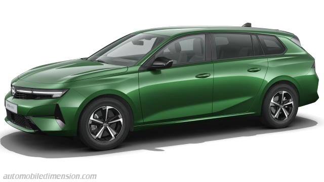 Exterieurdetail des Opel Astra Sports Tourer