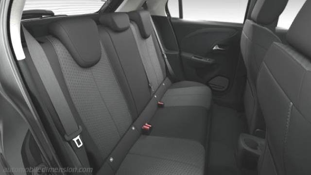 Interior detail of the Opel Corsa