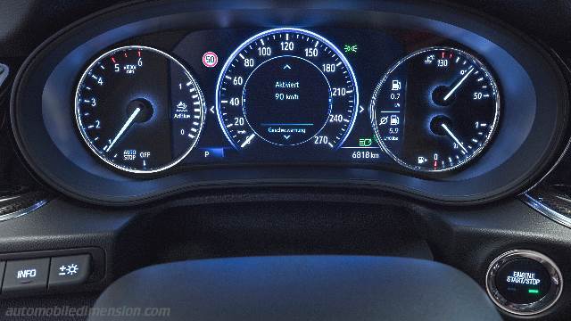 Interior detail of the Opel Insignia Grand Sport