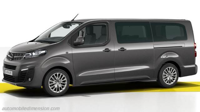 Opel Zafira Life L Dimensions And Boot Space Electric And Thermal