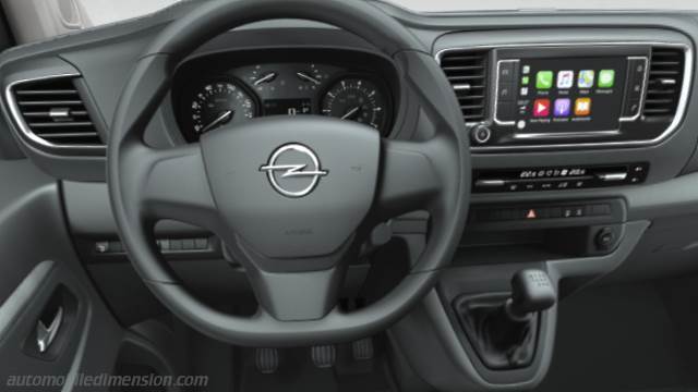 Détail intérieur de l'Opel Zafira Life L