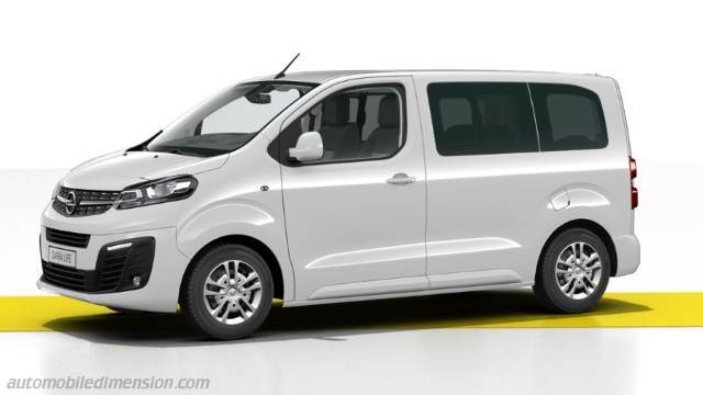 Opel Zafira Life S Abmessungen Und Kofferraumvolumen Elektro Und Thermisch