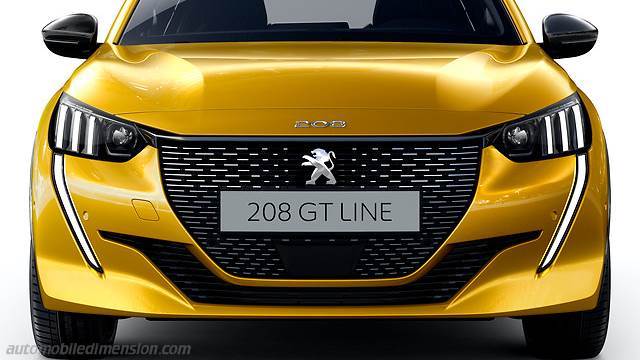 Exterior detail of the Peugeot 208