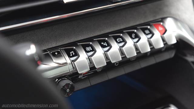 Interiör detalj av Peugeot 3008