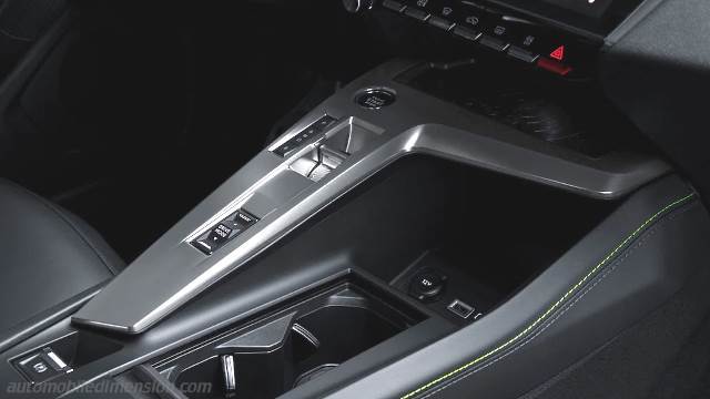 Interieur detail van de Peugeot 308 SW