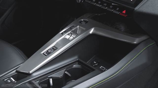 Dettaglio interno della Peugeot 308 SW