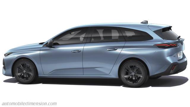 Exterieur detail van de Peugeot 308 SW