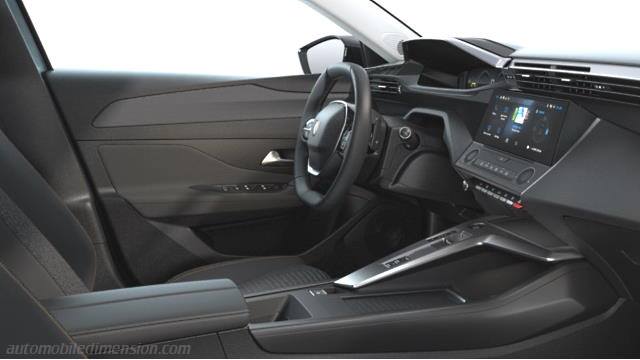 Interieur detail van de Peugeot 308 SW