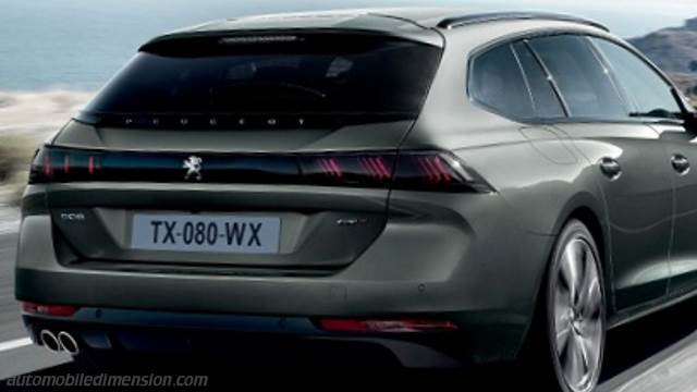 Exterior detail of the Peugeot 508 SW