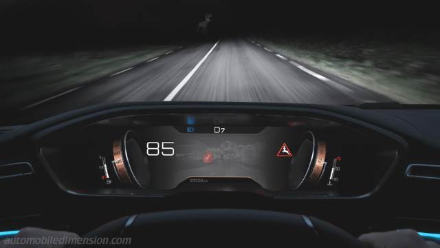 Interior detail of the Peugeot 508 SW