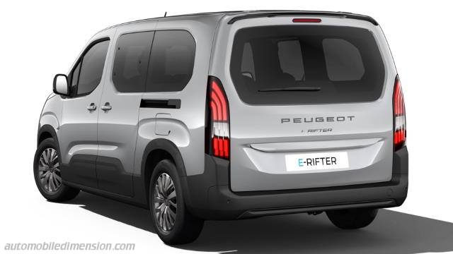 Exterior of the Peugeot Rifter Long