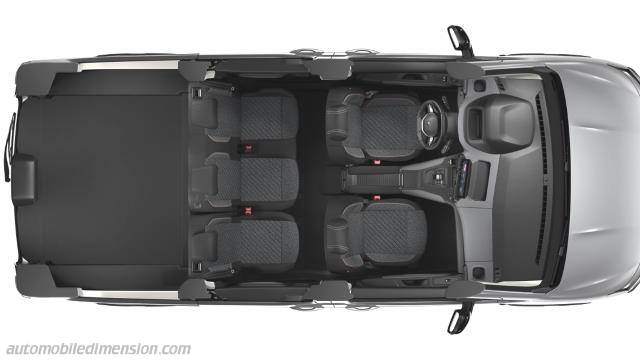 Détail intérieur de la Peugeot Rifter Long