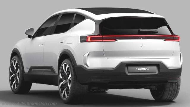 Exterior of the Polestar 3-