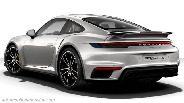 Exterieur van de Porsche 911 Turbo