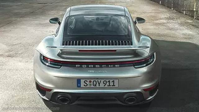 Exteriör detalj av Porsche 911 Turbo