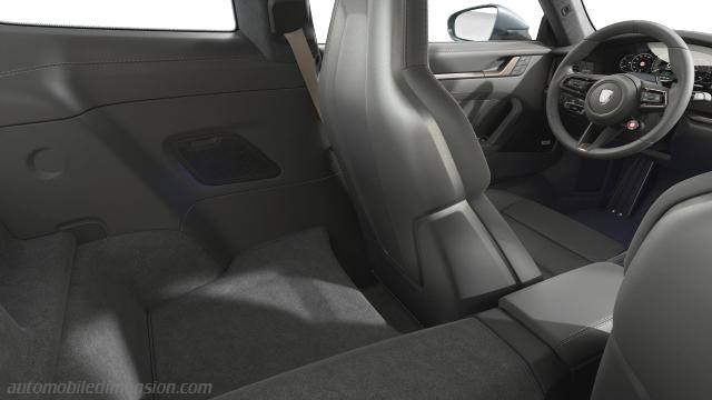 Interieur detail van de Porsche 911 Turbo