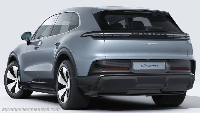 Exterieur des Porsche Cayenne Electric