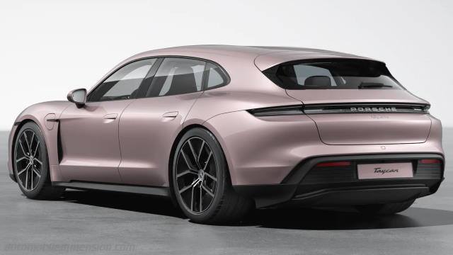 Exterieur van de Porsche Taycan Sport Turismo