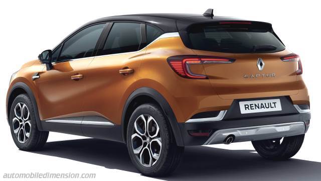 Renault Captur Abmessungen Und Kofferraumvolumen Hybrid Und Thermisch