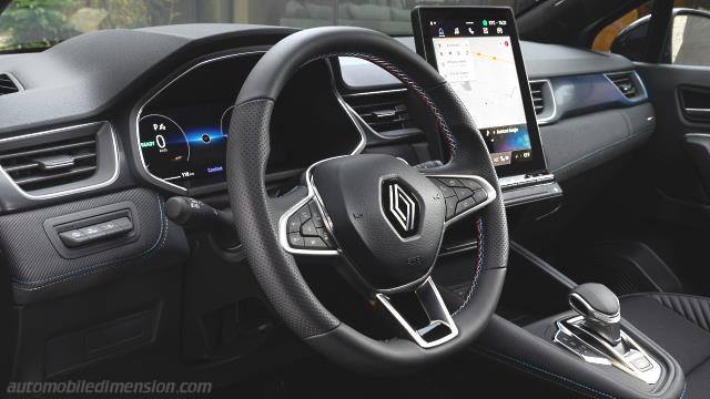 Interior detail of the Renault Captur