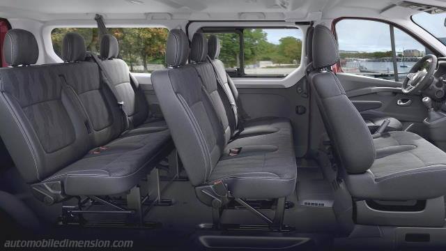 Dettaglio interno della Renault Grand Trafic Combi