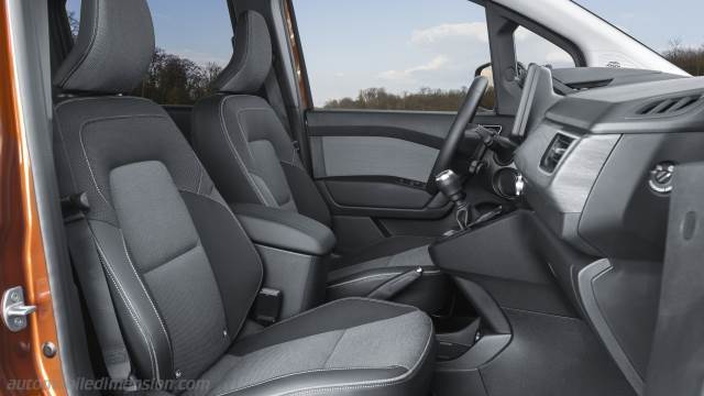 Interieur detail van de Renault Kangoo