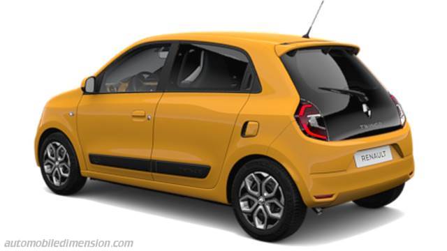Exterieur van de Renault Twingo