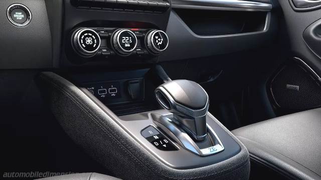 Interior detail of the Renault Zoe