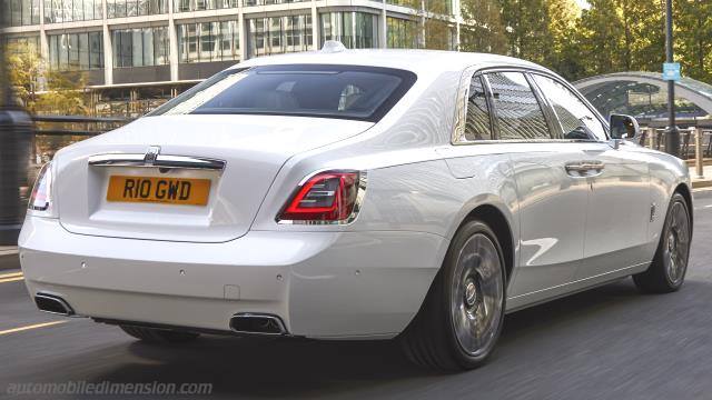 Exterior of the Rolls-Royce Ghost
