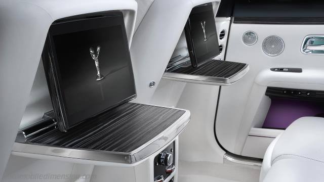 Dettaglio interno della Rolls-Royce Ghost