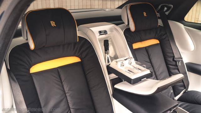 Interior detail of the Rolls-Royce Ghost Extended