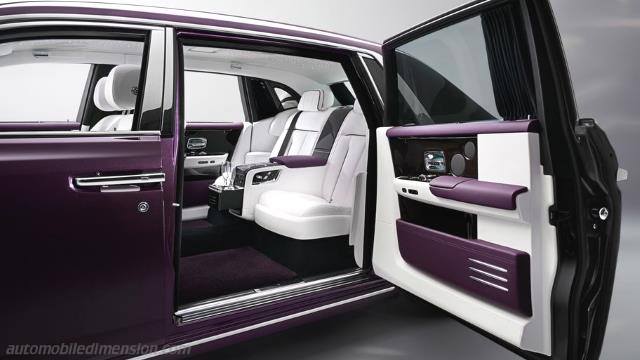 Détail intérieur de la Rolls-Royce Phantom