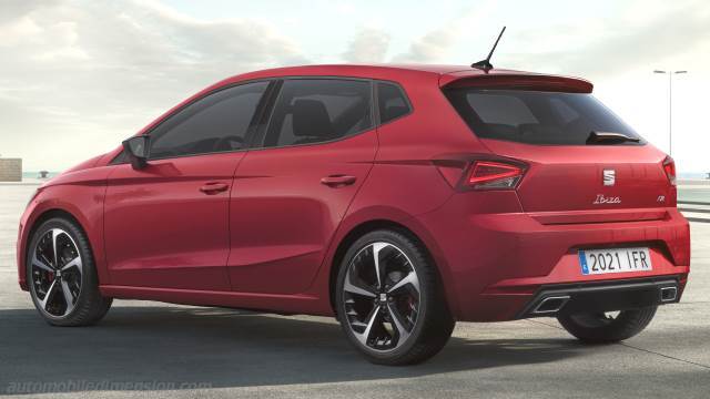 Exterieur van de Seat Ibiza