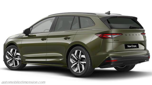 Exterior of the Skoda Enyaq