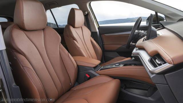 Interior detail of the Skoda Enyaq